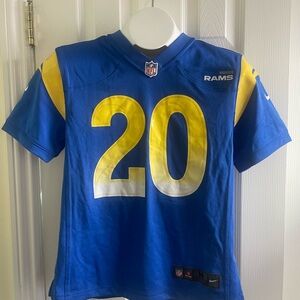 NFL Nike Blue and Yellow RAMS  Jersey ( Medium)